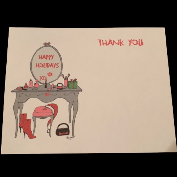 Diva's Vanity Holiday handmade note cards my art - Picture 2 of 6